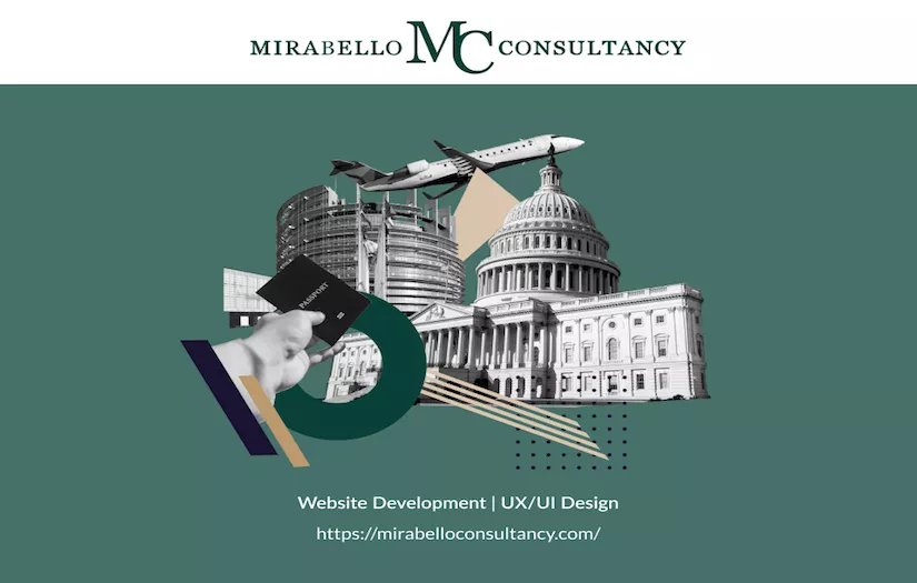 Website for Mirabello Consultancy screenshot 1